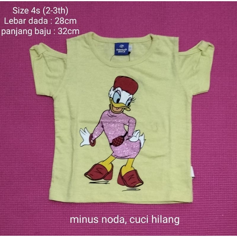 Kaos Anak Perempuan Size 4s Disney That Donald - Rodeo Junior