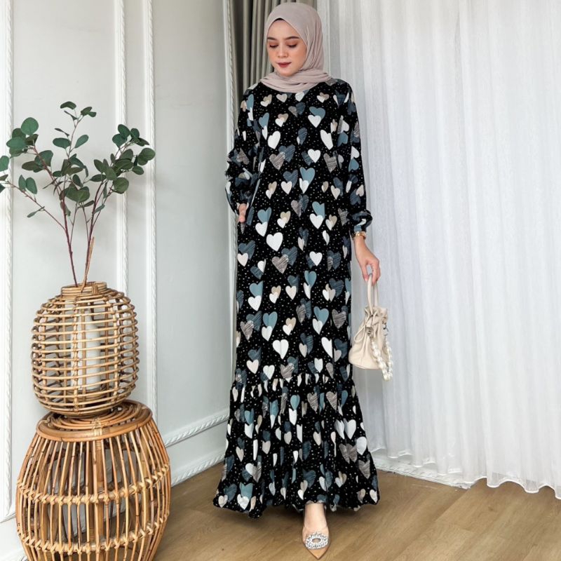 [𝐁𝐲𝐚𝐞𝐞𝐬𝐲𝐚] LOVELY DRESS | Gamis Rayon