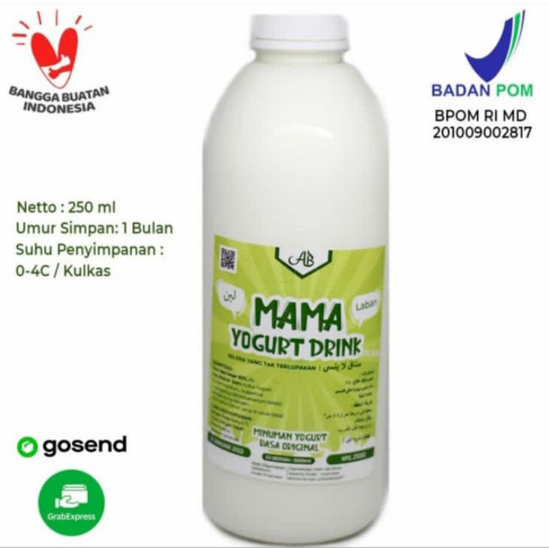 

Mama Yogurt Laban 1 liter / Minuman Yogurt / YOGHURT