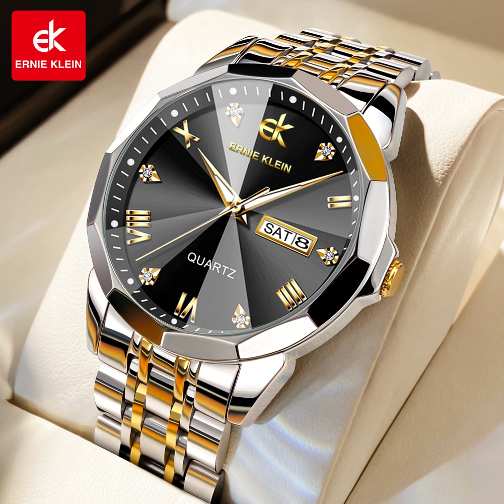 sertifikasi swiss EK jam tangan pria anti air original 100% terbaru 2024 mewah import stainless stee