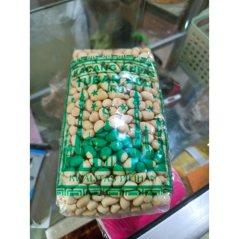 

Kacang Tanah Kupas Mentah Asli Tuban 400 gram