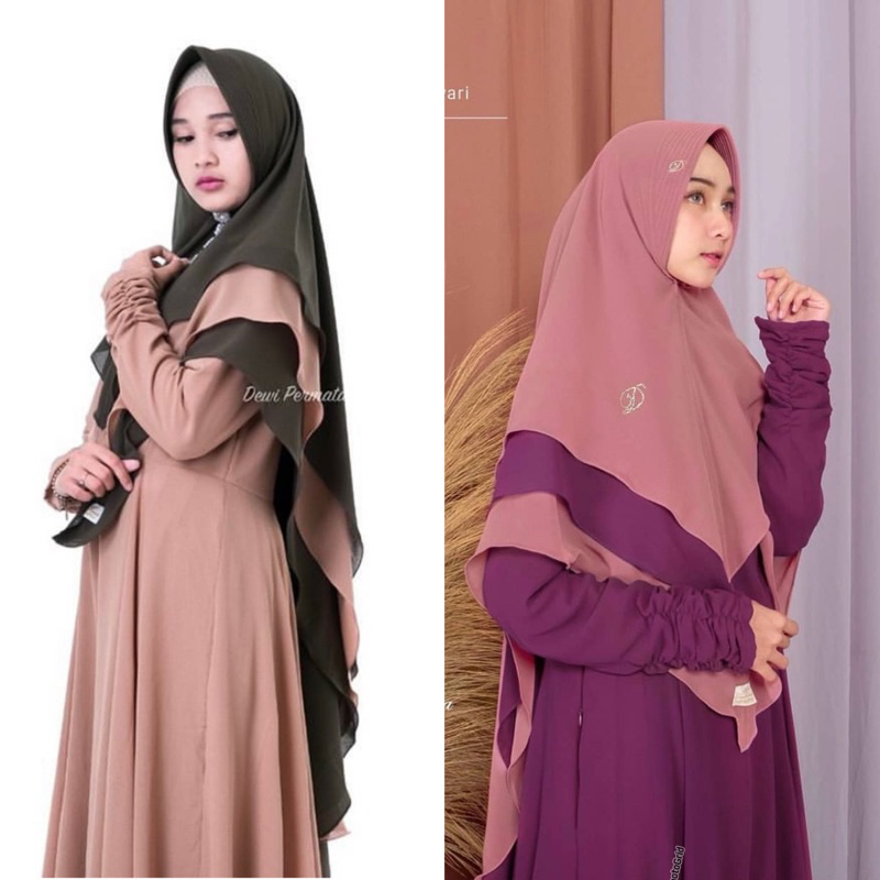 Khimar Aisyah Set Syar’i by DEWI PERMATA / KICIKS MUSLIMAH