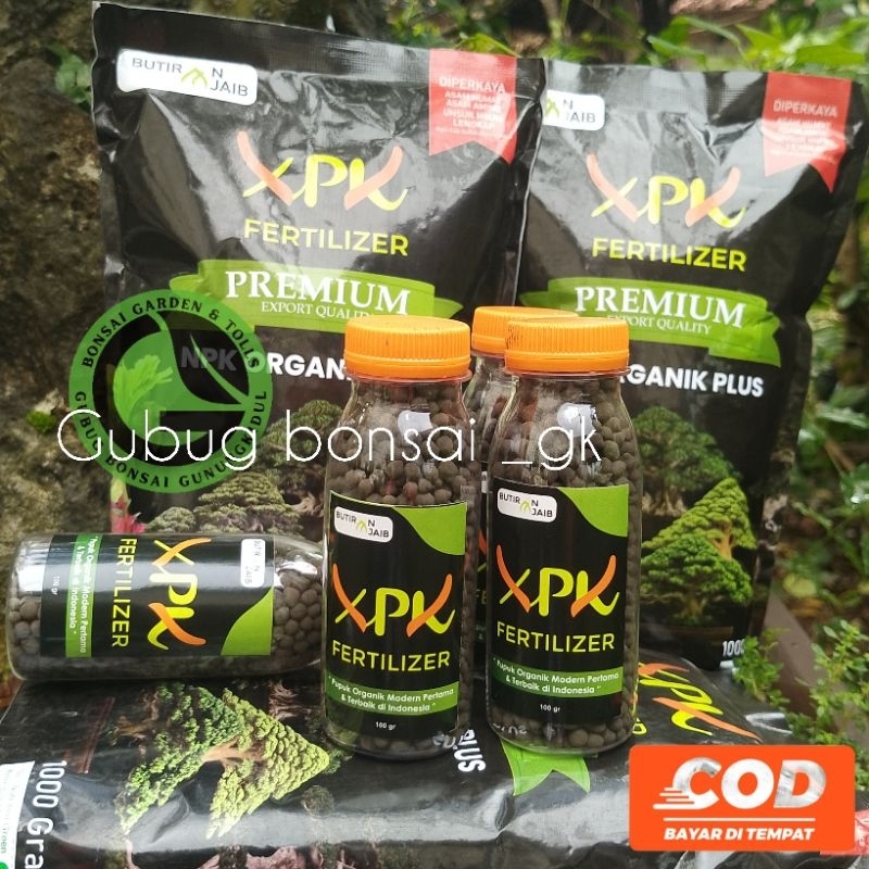 pupuk bonsai XPK FERTILIZER NPK ORGANIK repack 100gram