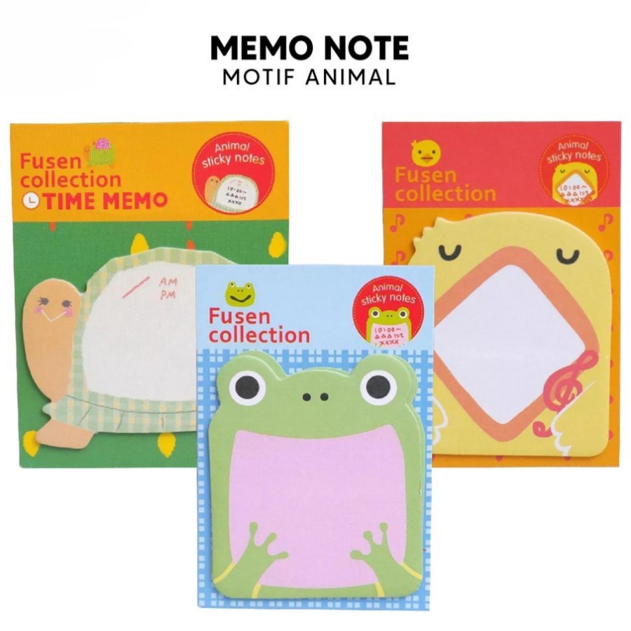 

Sticky Notes Karakter Binatang/Memo Catatan Tempel/Pengingat Catatan