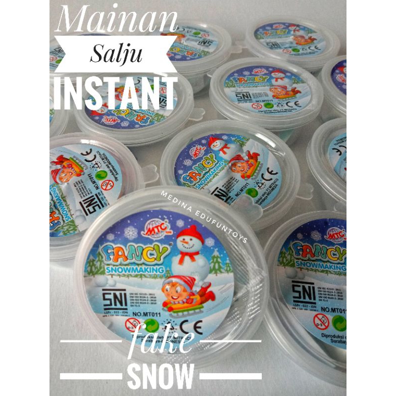 Mainan Salju Mainan Fake Snow Mainan Salju-saljuan Tidak untuk dimakan