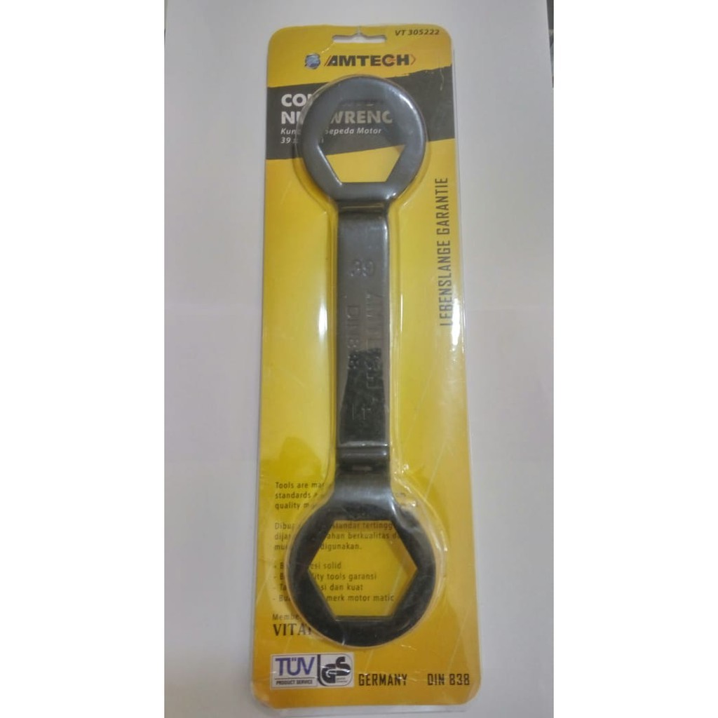 Kunci CVT Motor Matic 39 x 41 AMTECH / Kunci Ring Mur CVT Matic / Coupling Nut Wrench 39x41