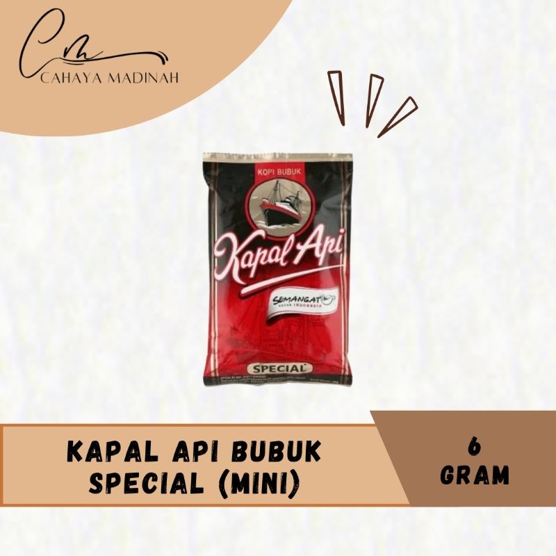 

CM // Kopi Kapal Api Bubuk Special 6gram (mini)