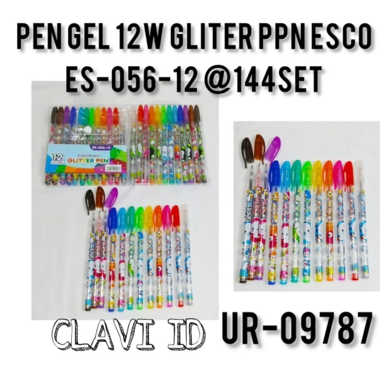 

9787/PEN GEL GLITER 12 WARNA/PULPEN GEL 12 WARNA/PEN GEL 12 WARNA