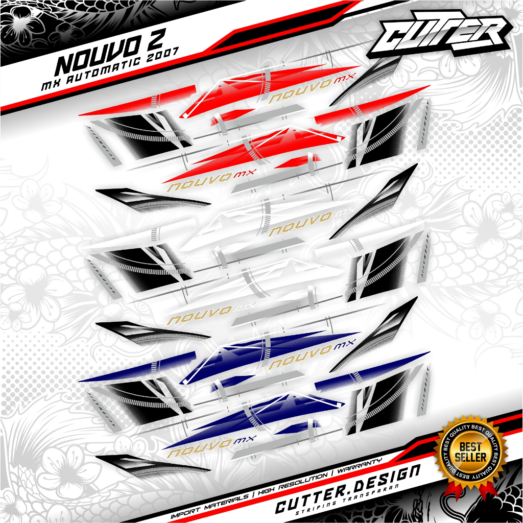 STRIPING TRANSPARAN NOUVO RPM nouvo mx nouvo z
