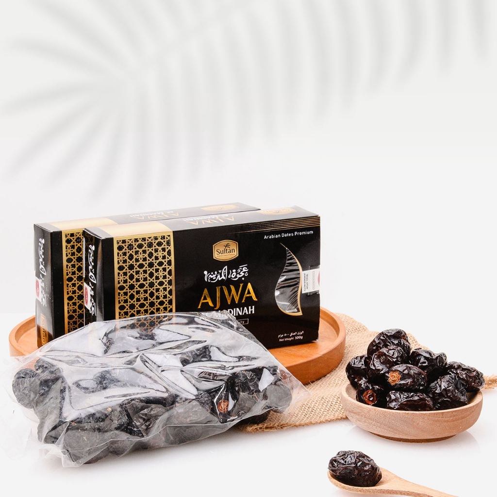 

Kurma Ajwa Sultan Premium 500gr: Kelezatan Alami yang Terjaga | Original Saudi