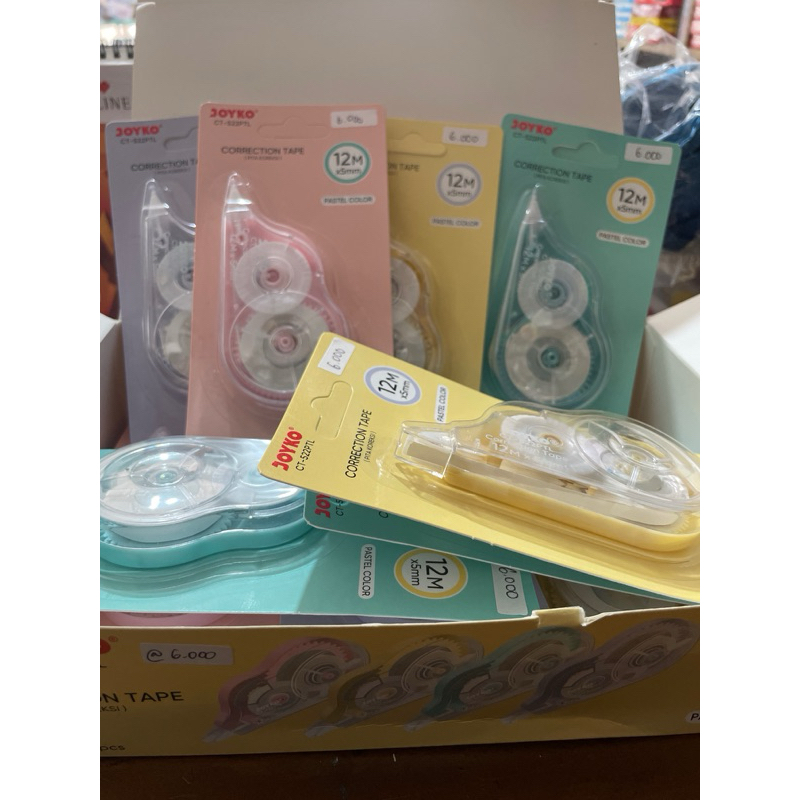 

Correction Tape Joyco Pastel CT 522-PTL 12m x 5mm
