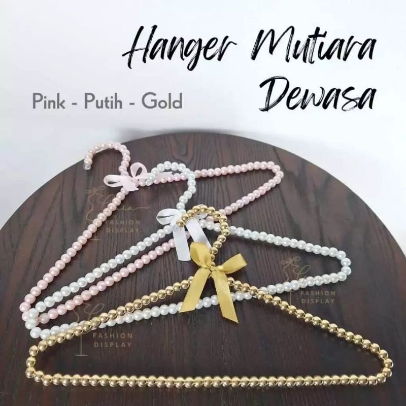 Hanger Mutiara Gantungan Baju Monte Mute Premium Hanger Korea Hanger Unik Hanger Butik