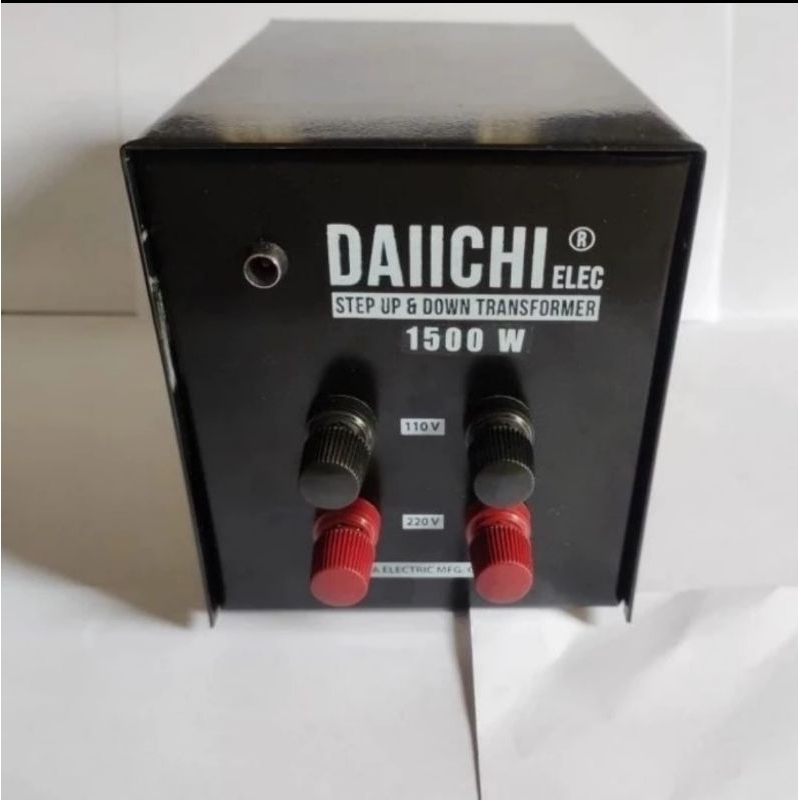 Trafo step up step down 1500 wat 220V ke 110V