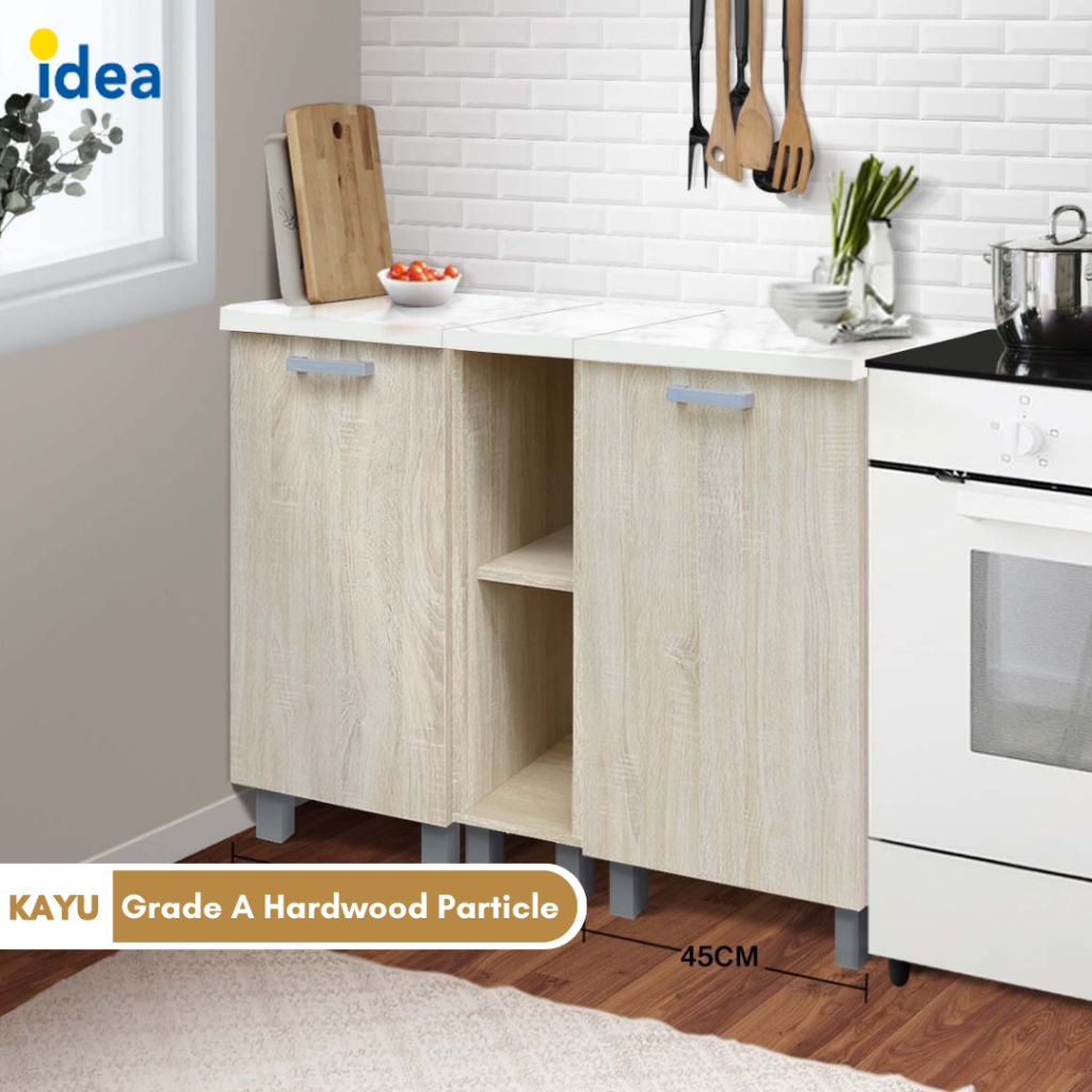 Kitchen Set IDEA Furniture DENVER Lemari Kabinet Dapur Kayu Bawah