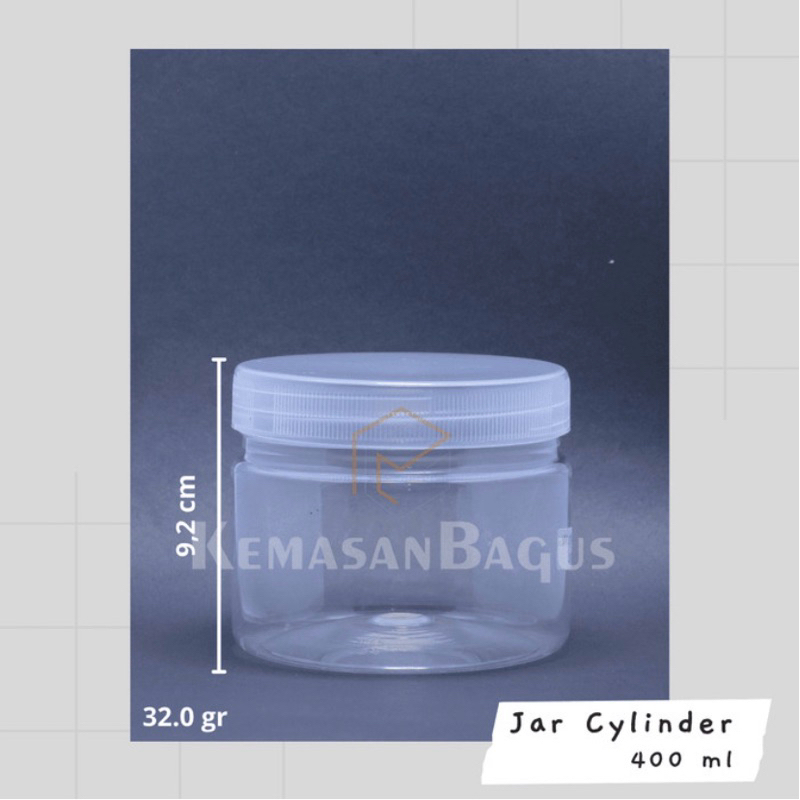 Toples Jar Plastik 400ml