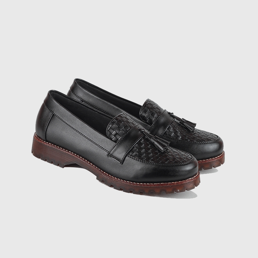 Alexa Gum 36-41 Sepatu Loafers Slip-On Wanita Formal Docmart Lokal Brand