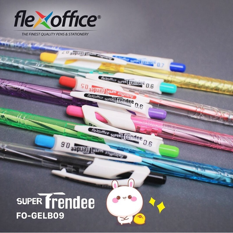 

(PCS) BOLPEN SEMIGEL SUPER TRENDEE FO GELB-09 0,6MM