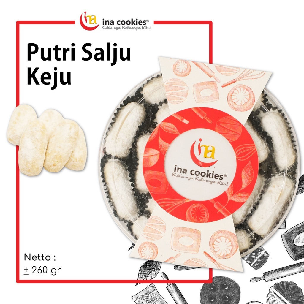 

INA COOKIES PUTRI SALJU KEJU KERING PREMIUM ENAK - HAMPERS LEBARAN KELUARGA KANTOR - READY STOCK - INA COOKIES MALANG