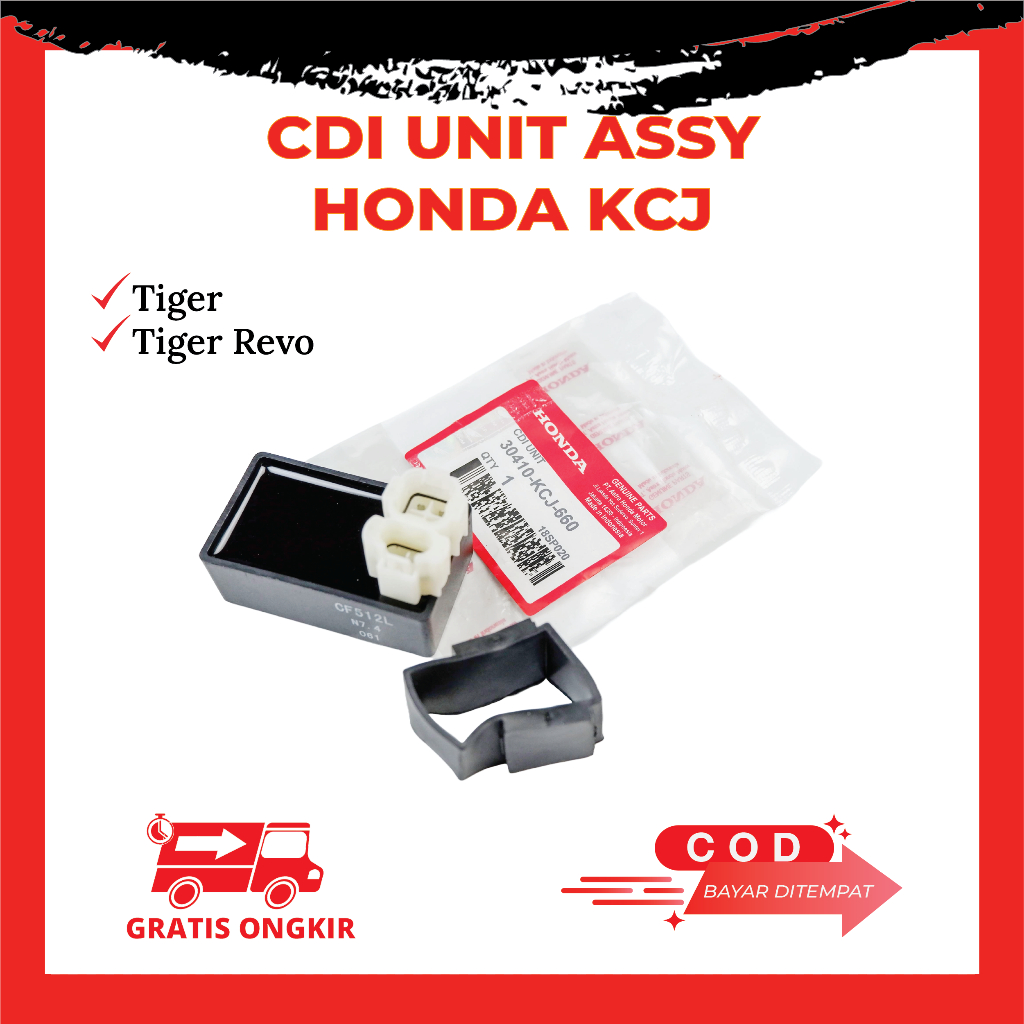 CDI Unit Assy Honda Tiger OLD Tiger Lama Original KCJ - CDI Tiger Revo Tirev Asli Ori Kode KCJ