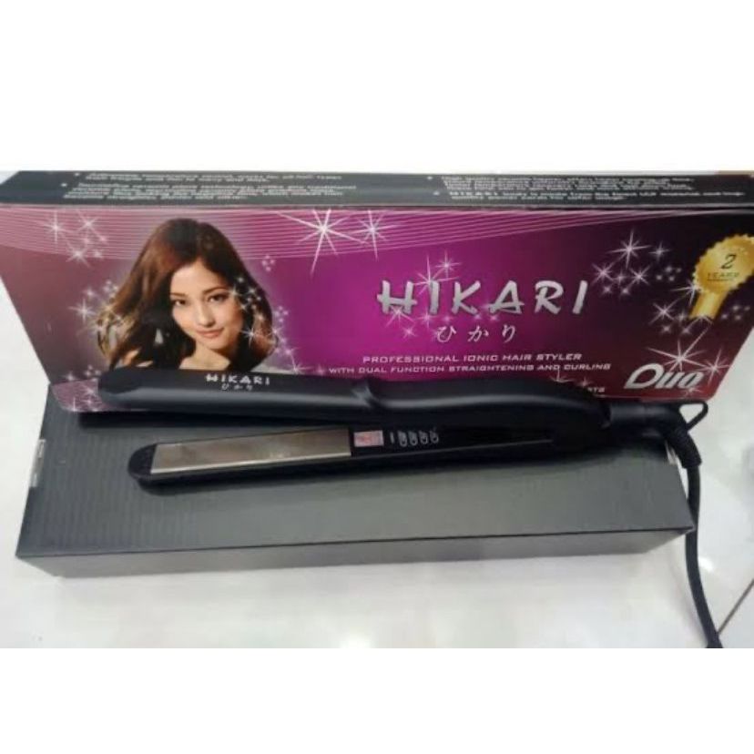 Catok Hikari HK-34 Pelurus Curly Rambut 2in1