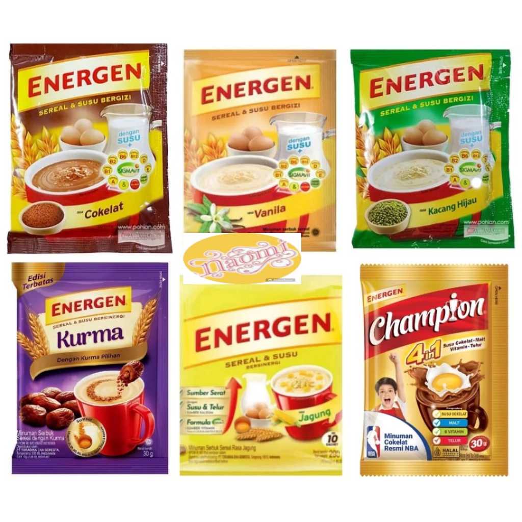 

PROMO!!! ENERGEN CEREAL INSTANT 34gr