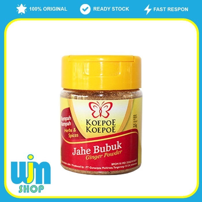 

Jahe Bubuk 25 gram Koepoe Koepoe