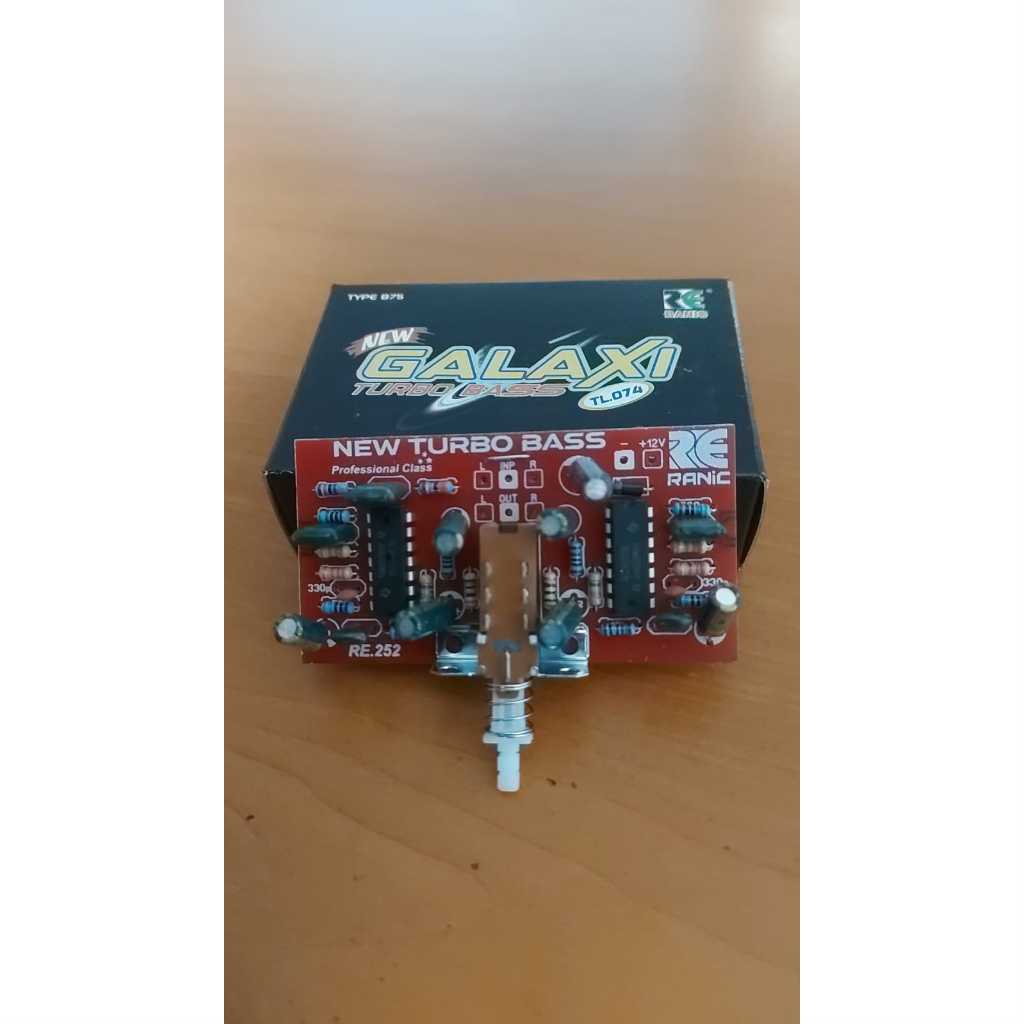 Kit Galaxy Galaxi New Turbobass Stereo 2IC TL074 12V
