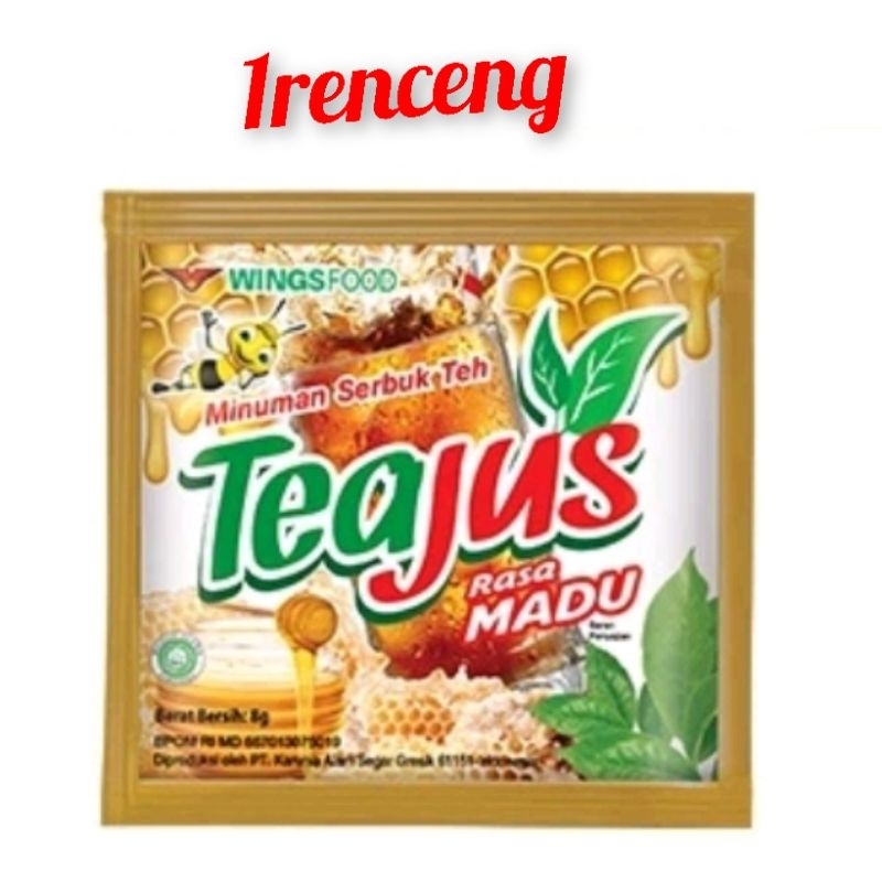 

TEA JUS MADU MINUMAN SERBUK RASA MADU EKONOMIS ISI 10PCS