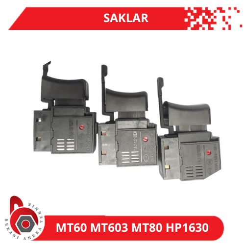 Saklar Bor Listrik Maktec MT 60 MT 603 MT 80B HP 1630 Switch on Off  mesin Bor Skakel Alat Tukang