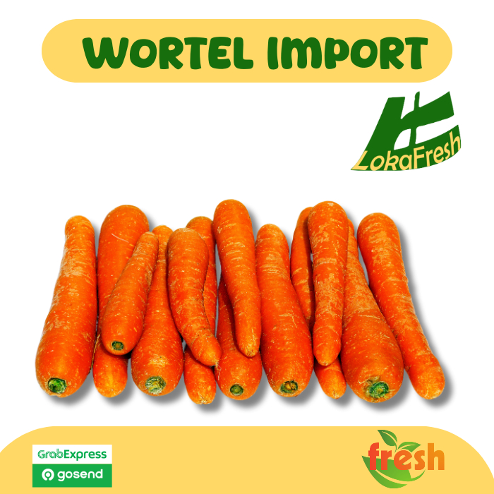 

Wortel Import Segar/ Carrot 250 gram