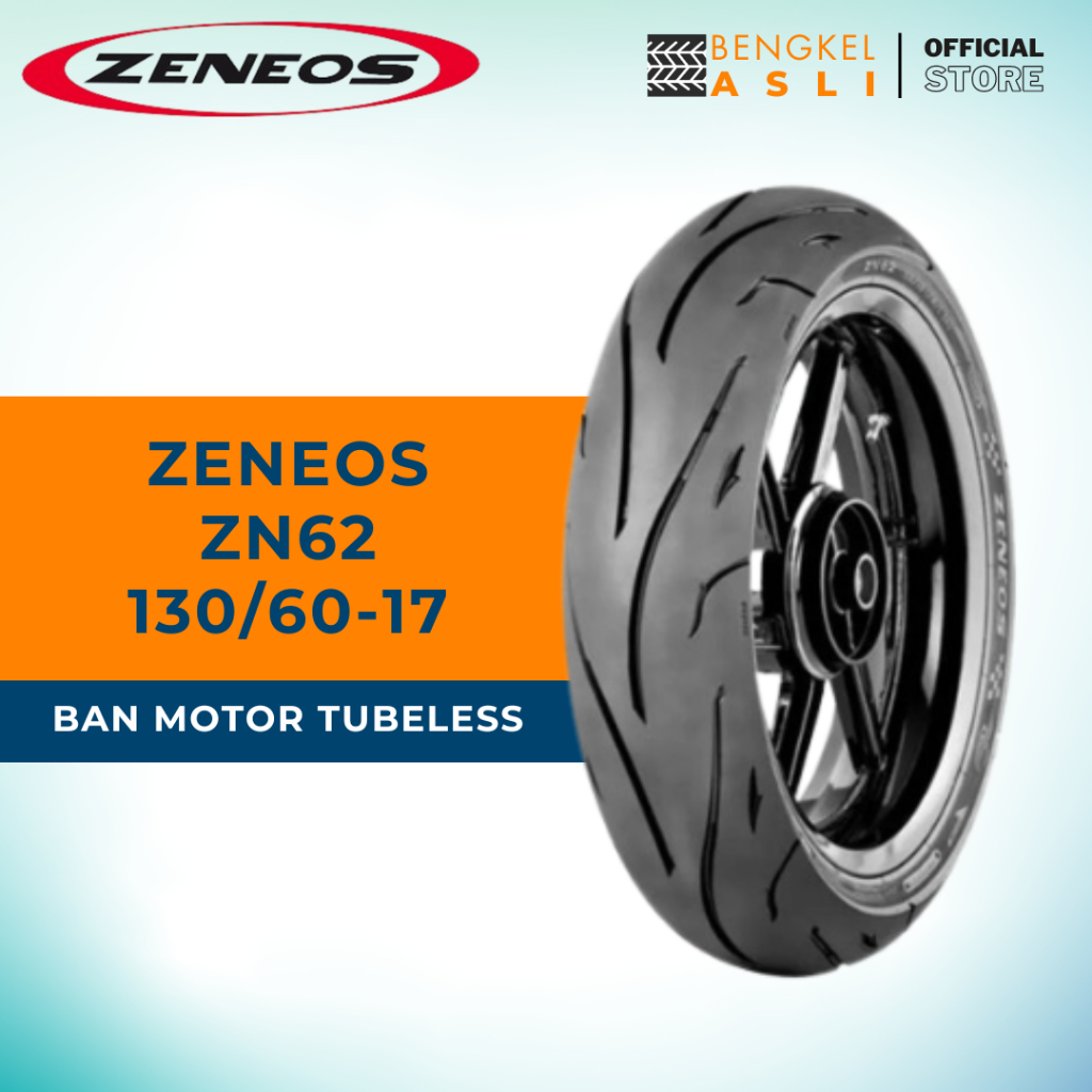 Ban Motor ZENEOS ZN62 Ring 17 130/60-17 Tubeless (TL)