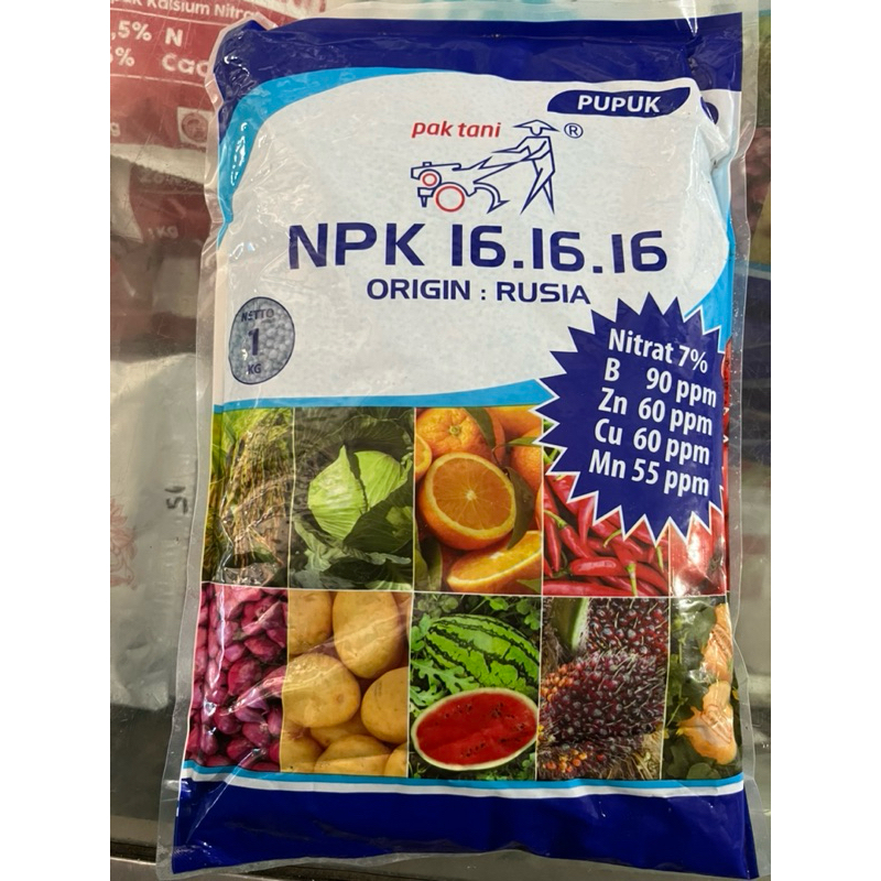 NPK Rusia 16-16-16 Pak Tani / NPK Pak Tani