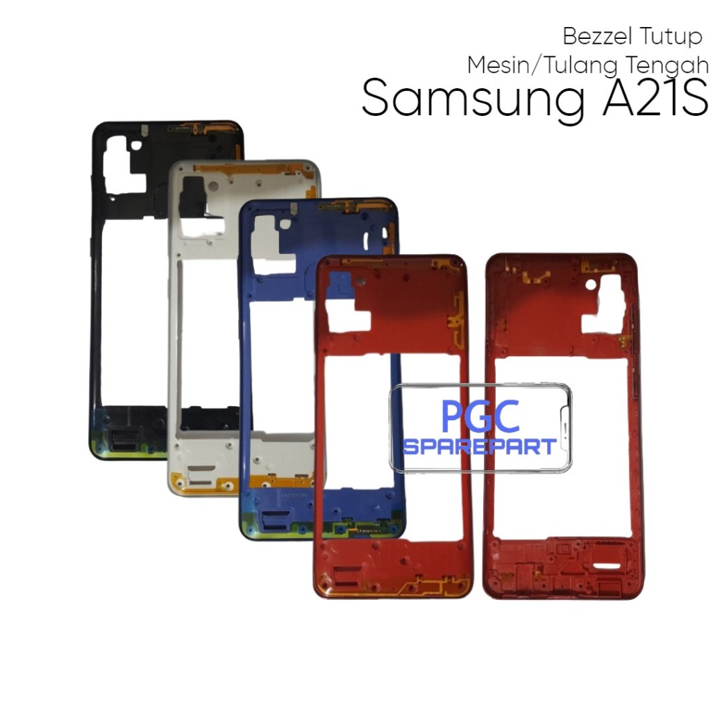 Bezzel Tutup Mesin / Tulang Tengah Samsung Galaxy A21s / SM-A217F / SM-A217F/DS / SM-A217F/DSN / SM-