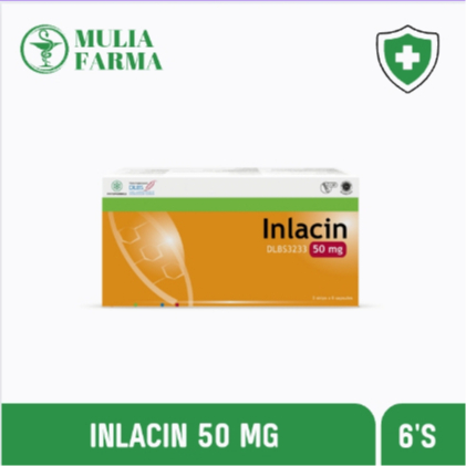INLACIN 50 Mg  STRIP ISI ENAM CAPSULE // OBAT