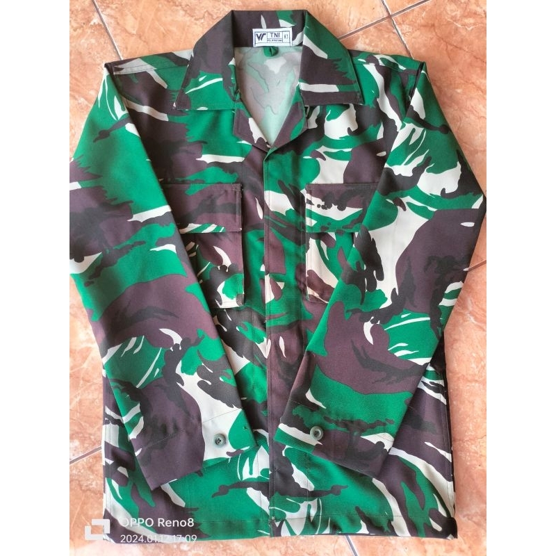 Baju PDL Velbet woll Puring dan Non puring Ani luntur/Full Perkeras