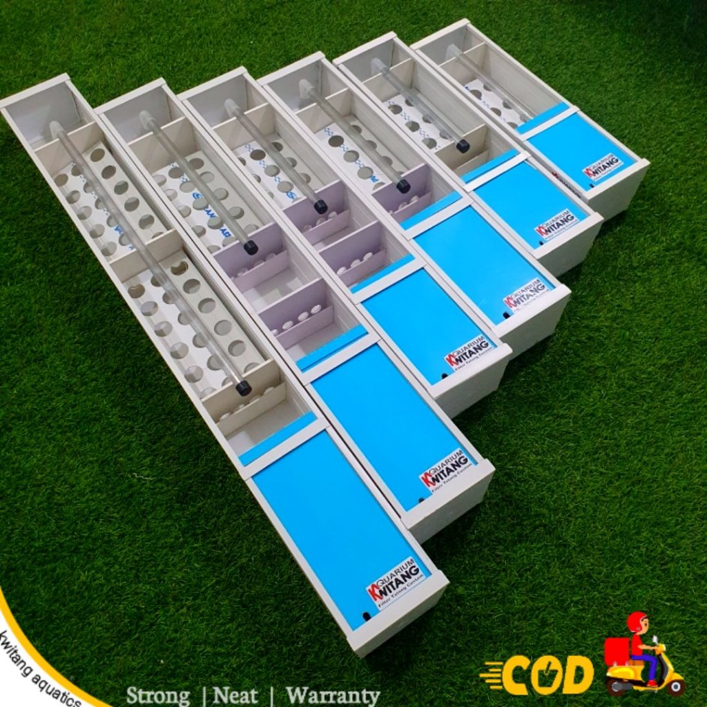 Filter Talang Aquarium / Talang Filter Aquarium 40-120Cm + Tutup UV / Top Filter Talang Aquarium Mur