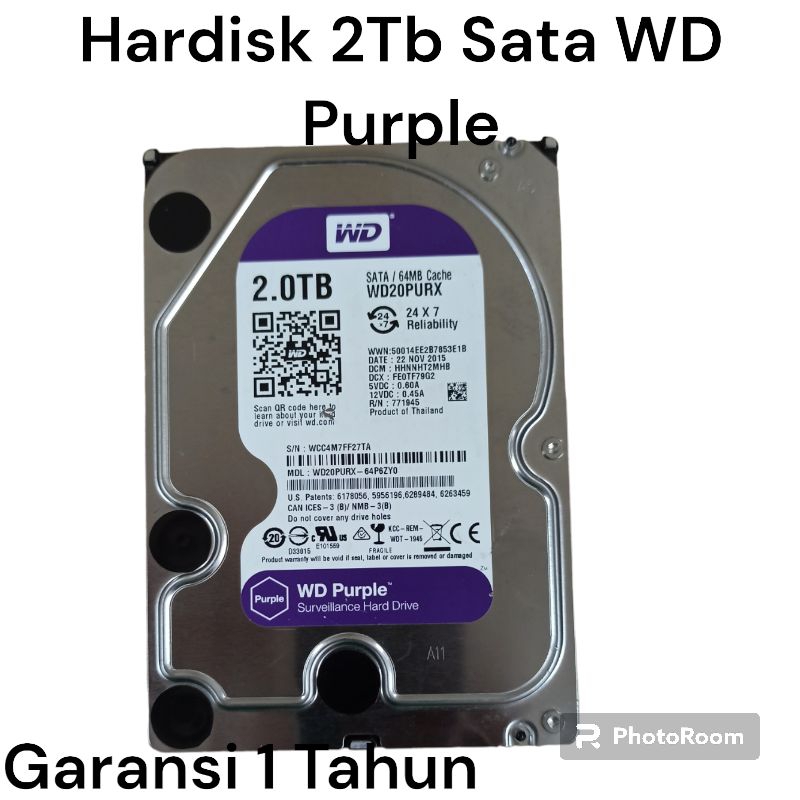 Hardisk 2TB Cocok buat cctv
