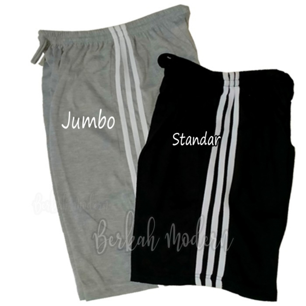 Celana Pendek Harian Pria Wanita Ukuran Standar & Jumbo / Celana Kolor Bahan Kaos