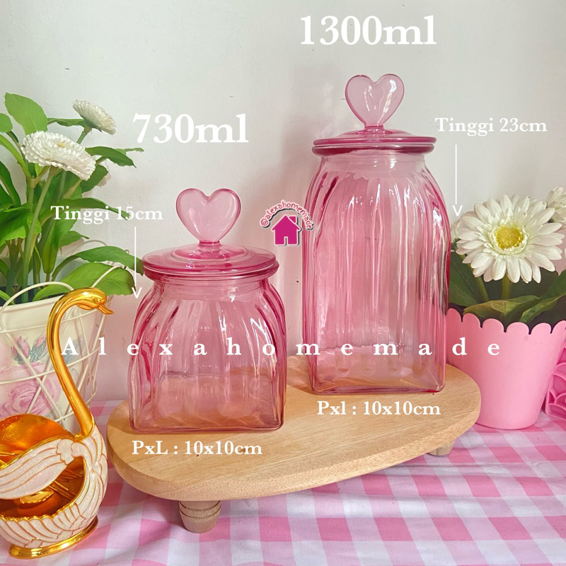 TOPLES LEBARAN CANDY LOVE (SATUAN) - toples love / toples cantik /toples lebaran / toples kaca love 