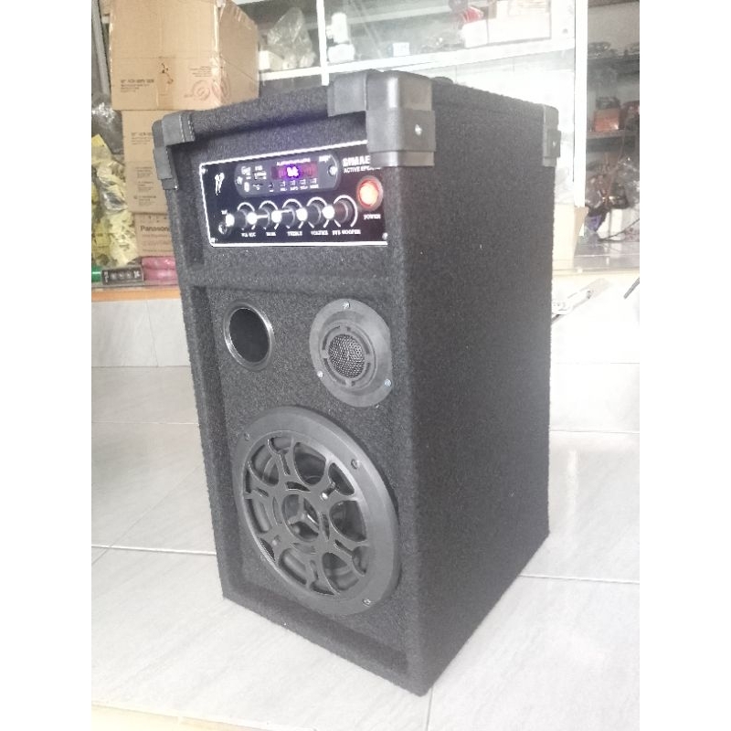 Aktif speaker bluetooth rakitan 6 inch single subwoofer bass mantap