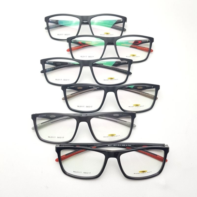 Hillfigre Rudy Projectt frame kacamata sport pria size besar warna hitam merah abu2 mewah trendy spo