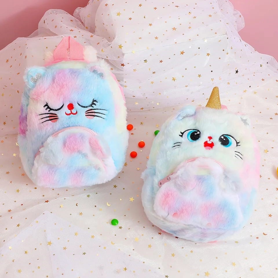 Tas Ransel Sekolah Anak Perempuan - Tas Anak Perempuan Karakter Bulu - Tas Anak Perempuan