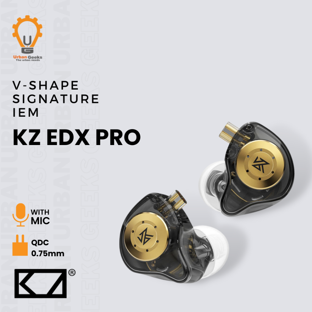 Earphone Knowledge Zenith KZ EDX Pro Basshead Earphone with Mic