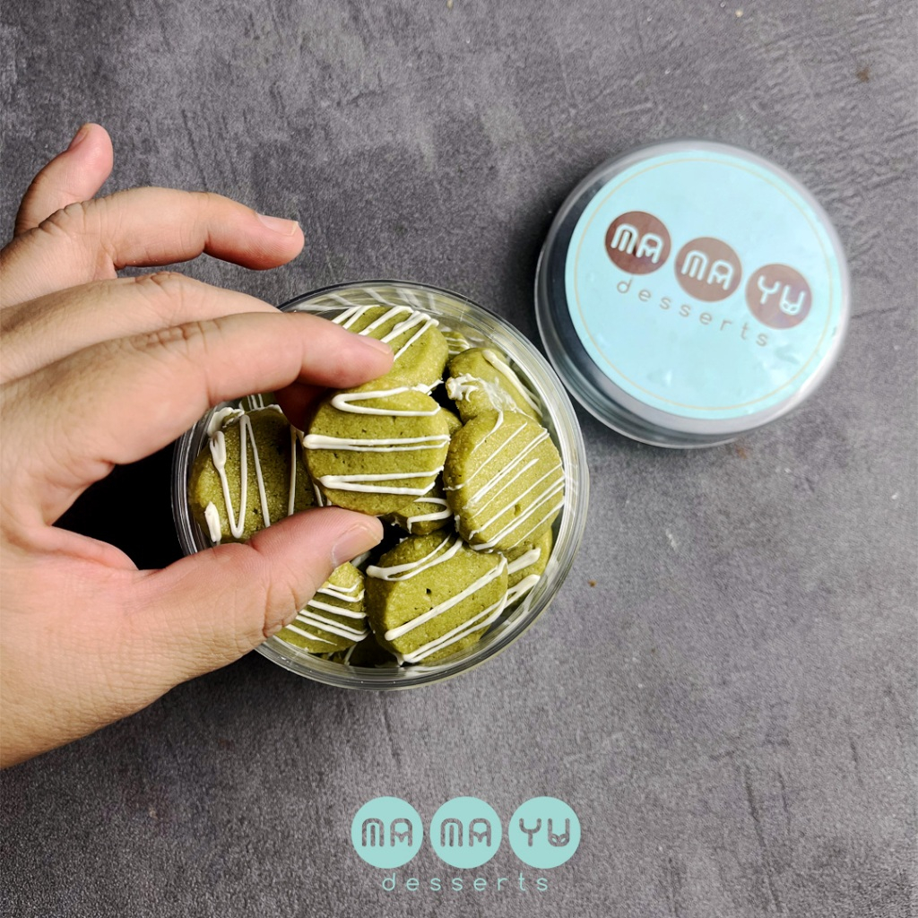 

Matcha Butter Cookies Matcha Bites kue kering rasa matcha cocok untuk hampers | Mamayu Desserts