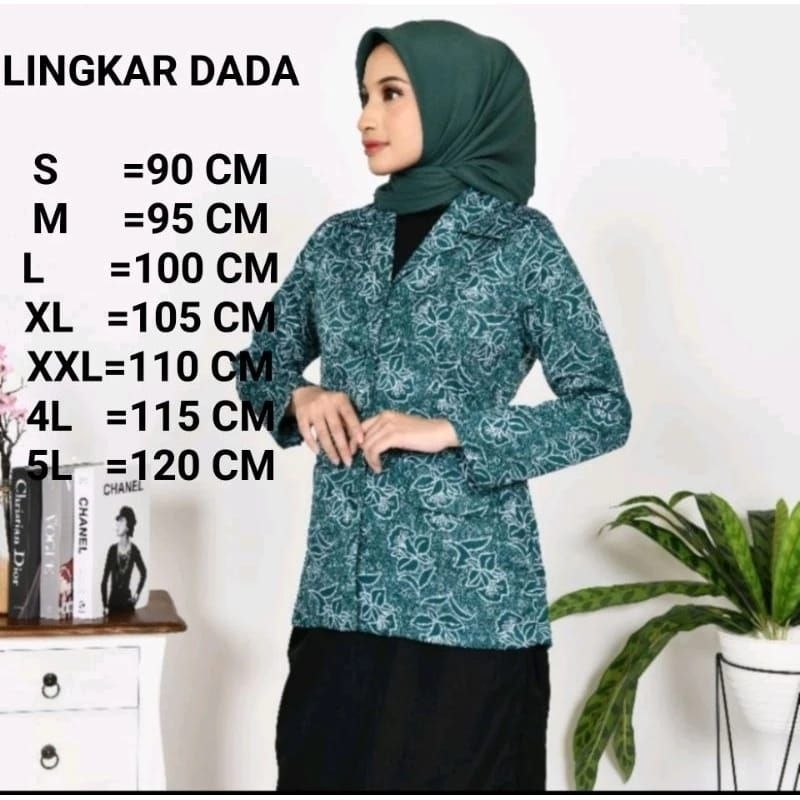 Baju PKK Terbaru Baju Atasan Seragam PKK Batik Nasional Full Furing