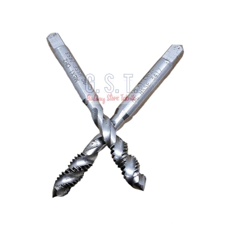 Tap spiral M6×1 OSG tap mesin tap ulir drat m6×1 bekas mulus.cocok untuk baut 10