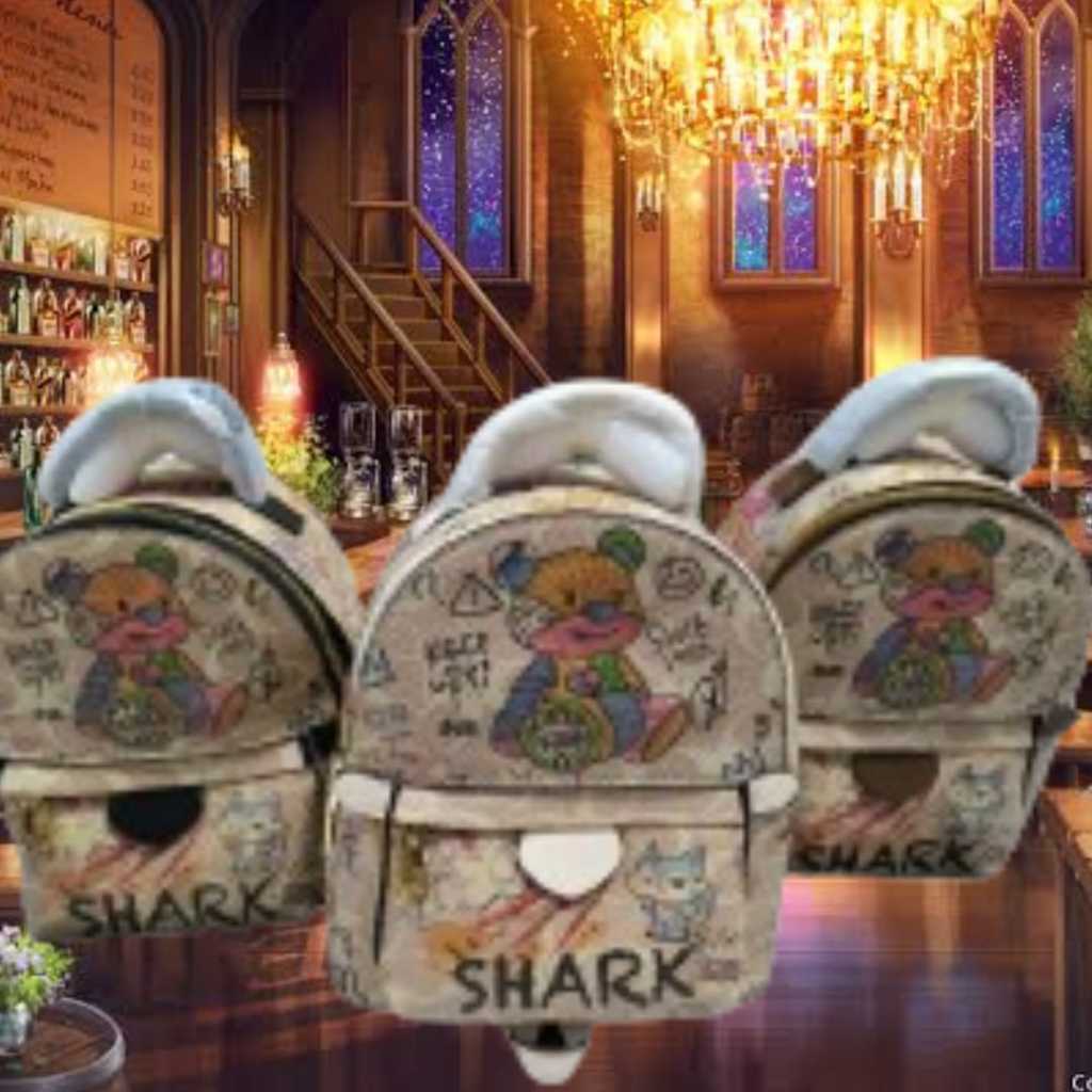 Backpack Mini Tas Ransel kecil Gravity Motif Kartun teddy Bear