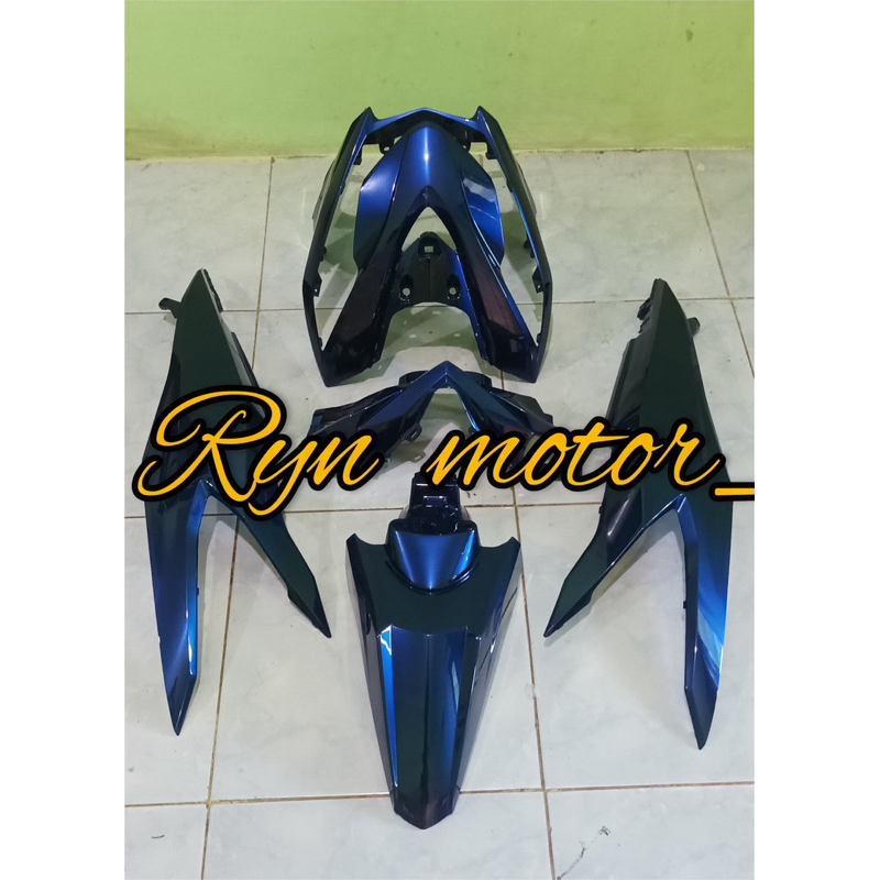 cover body full halus honda beat all new beat deluxe tahun 2020 2021 2022 2023 monlight blue custom