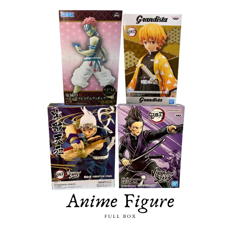 Anime Figure/ Kimetsuno yaiba/ Mangga/ Anime/ Original/ Murah/ BOX/ Zenitsu/ Akaza / SPM/ Vibration 