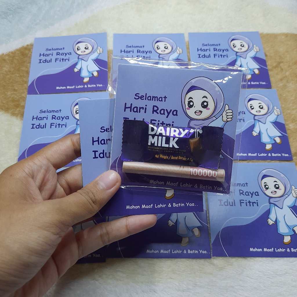 

10 pcs Amplop Snack Lebaran 2024 Lucu Unik Amplop Idul Fitri Lucu Model Snack Mini